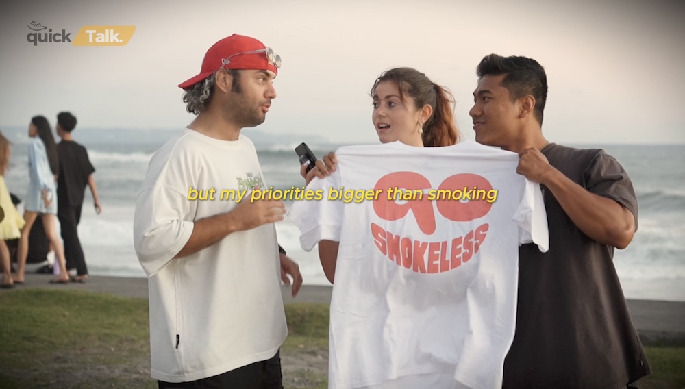 Go Smokeless street interview, episode 2